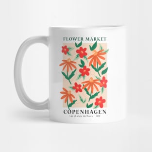 flower market - copenhagen Mug